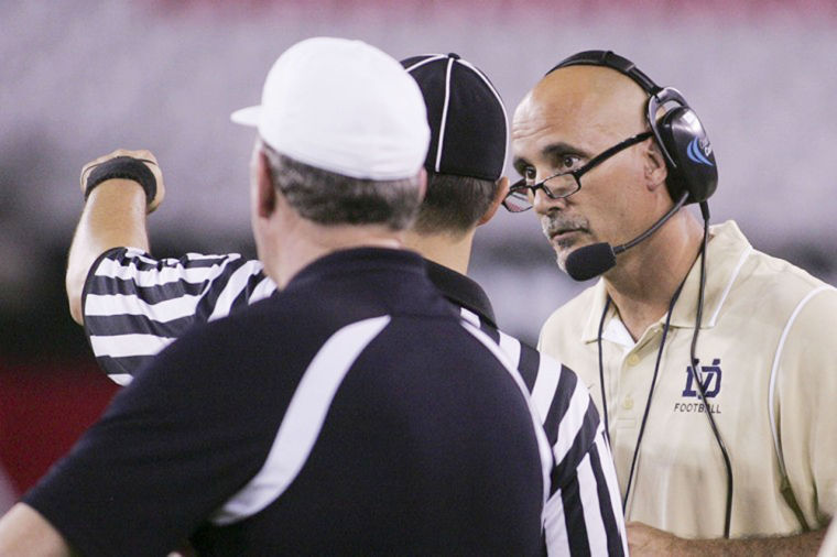 Desert Vista coach Dan Hind